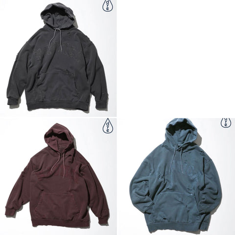 [PRE ORDER]-NAUTICA JP Inside-Out PDAL Sweat Hoodie Extra Destroyed