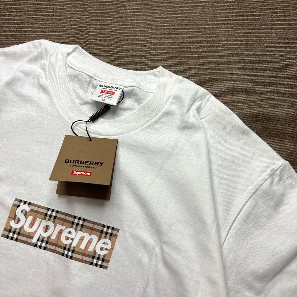 SUPREME BURBERRY BOX LOGO TEE – Trade Point_HK