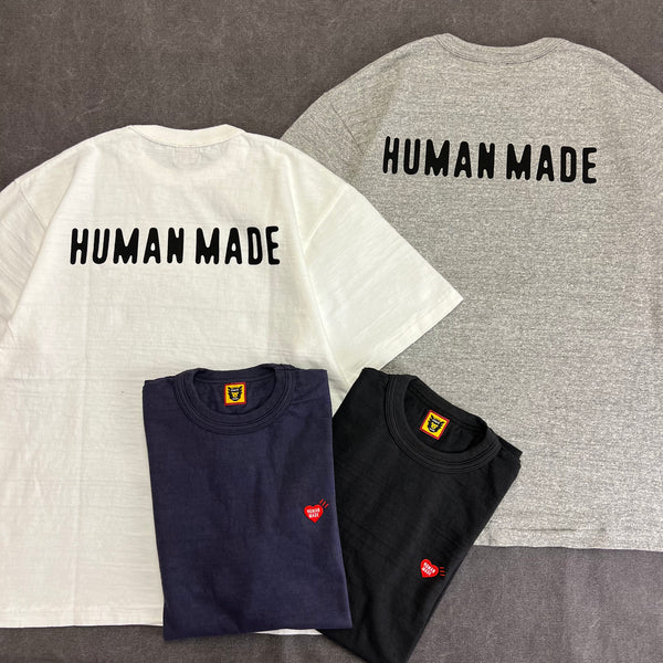 HUMAN MADE HEART BADGE T-SHIRT BLACK 3XL - Tシャツ/カットソー(半袖 ...