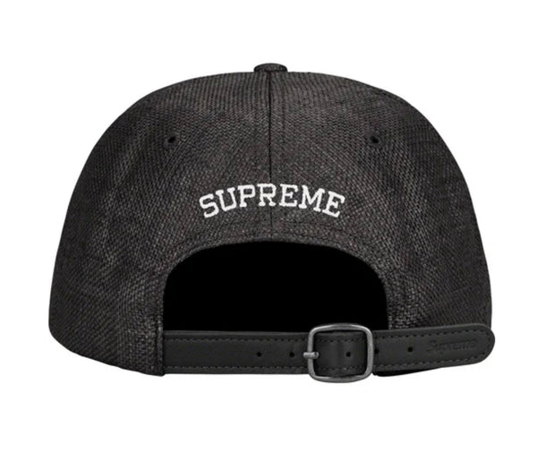 SUPREME RAFFIA S LOGO 6-PANEL