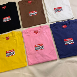 SUPREME GONZ NAMETAG S/S TOP