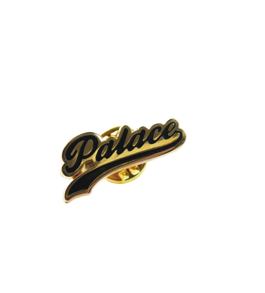 PALACE SKATEBOARDS SCRIPT PIN BADGE