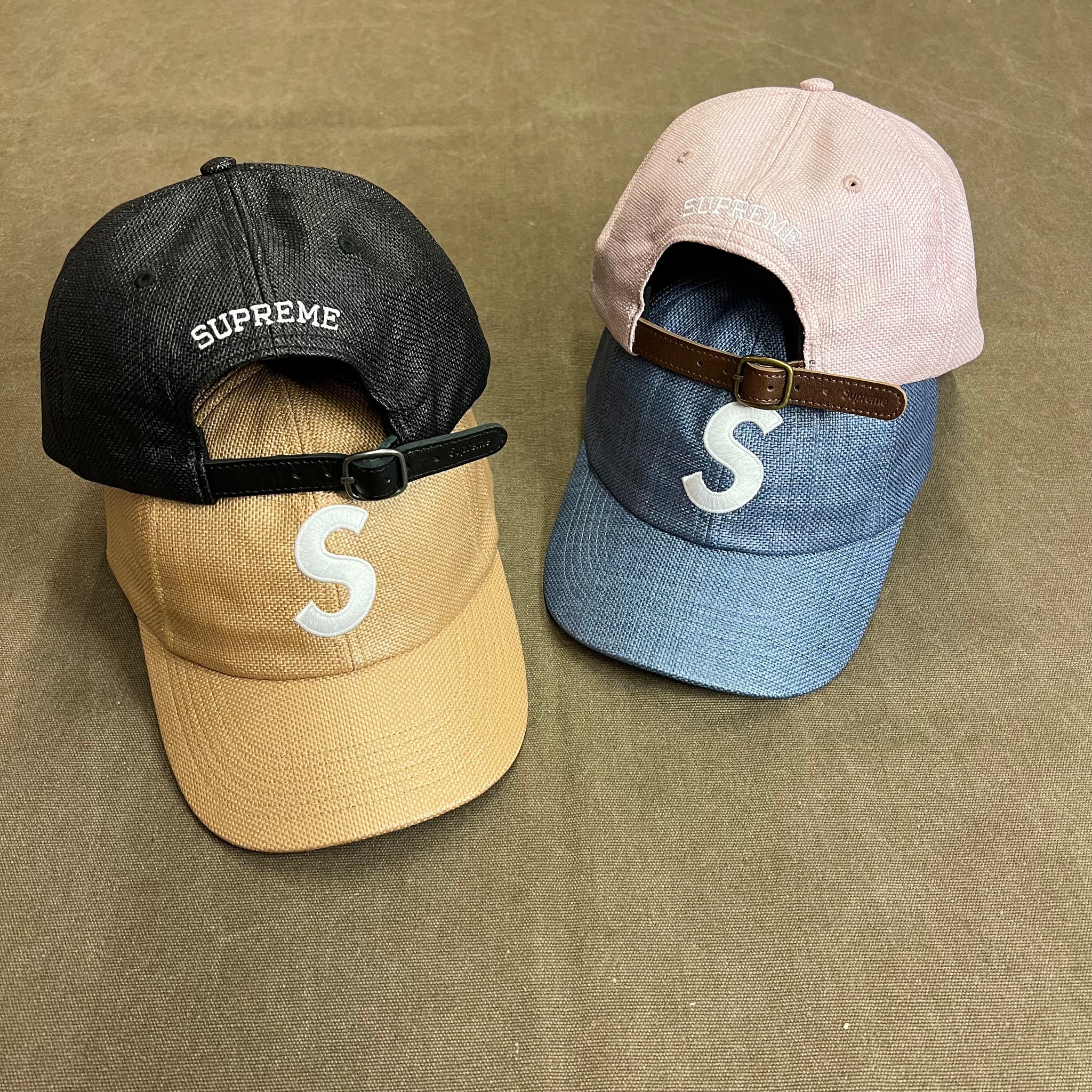 SUPREME RAFFIA S LOGO 6-PANEL – Trade Point_HK