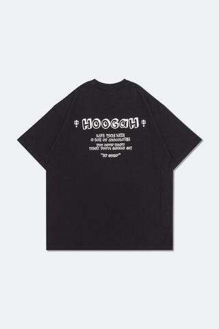 HOOGAH "GUMP" S/S TEE "BLACK"