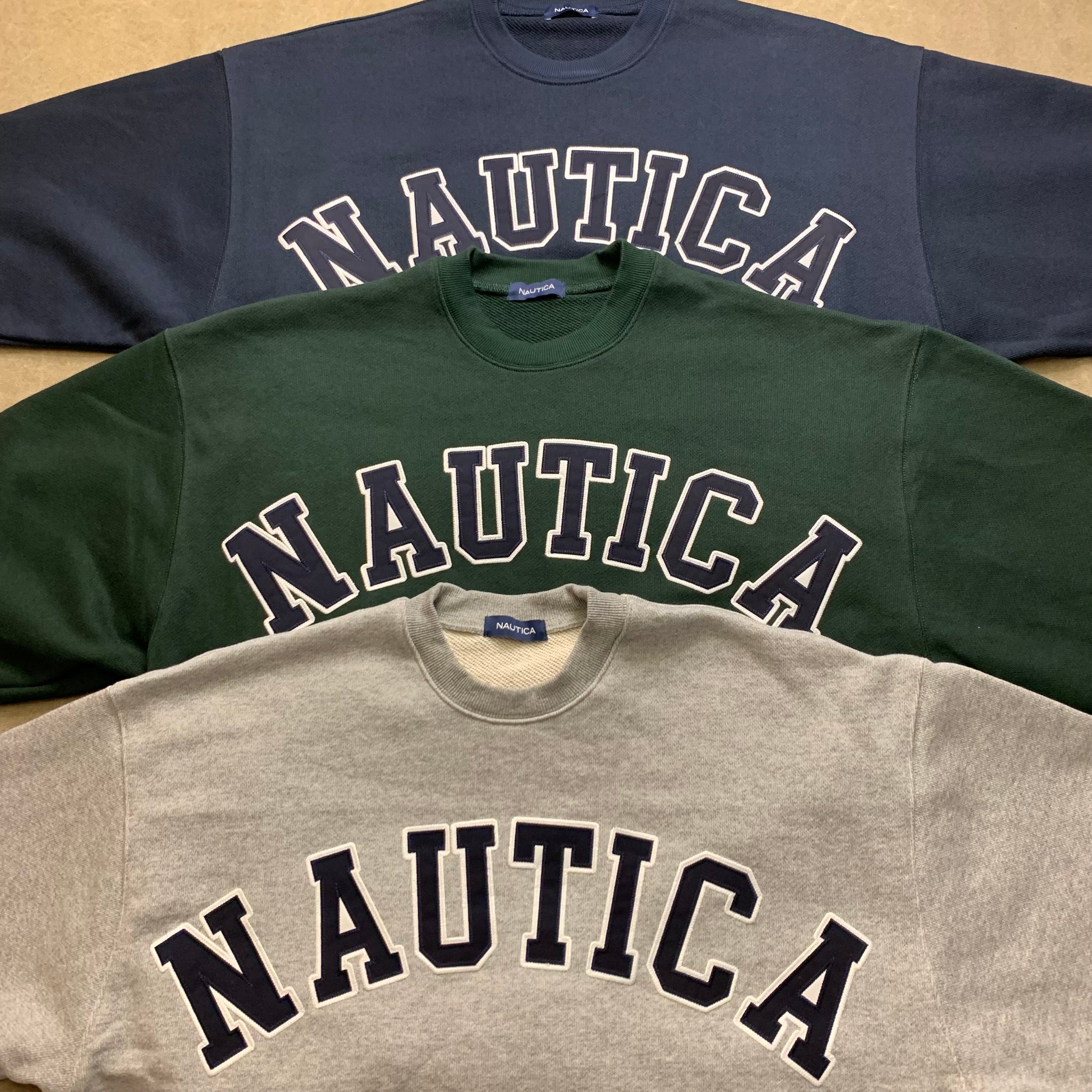 NAUTICA ( JAPAN ) Arch Logo Crewneck Sweatshirt 2.1 – cotwohk