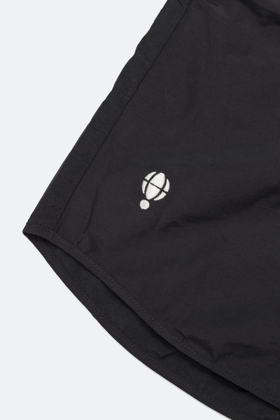 HOOGAH NYLON WIDE SHORT "BLACK"