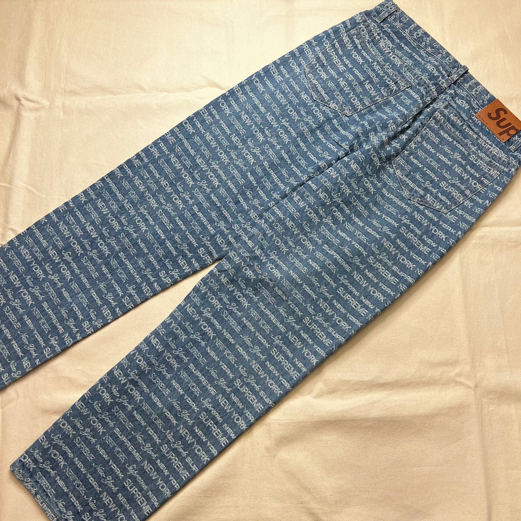 SUPREME MULTI TYPE JACQUARD DENIM REGULAR JEAN – Trade Point_HK SUPREME MULTI TYPE JACQUARD DENIM REGULAR JEAN – Trade Point_HK